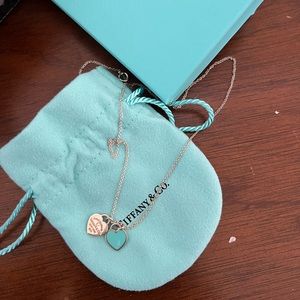 Return to Tiffany necklace with diamond